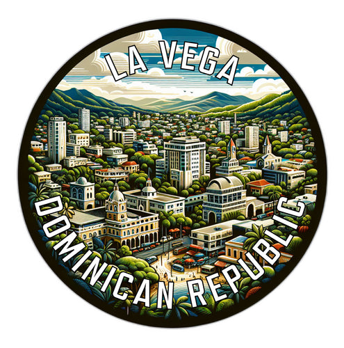 La Vega Dominican Republic Souvenir Vinyl Decal Sticker 6-Inch