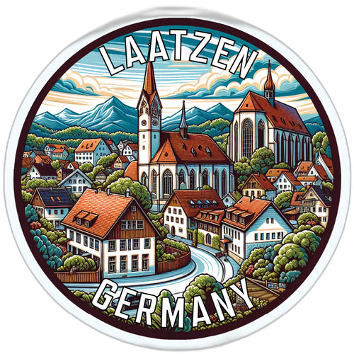 Laatzen Germany Souvenir Die Cut Flat Magnet 2-Inch