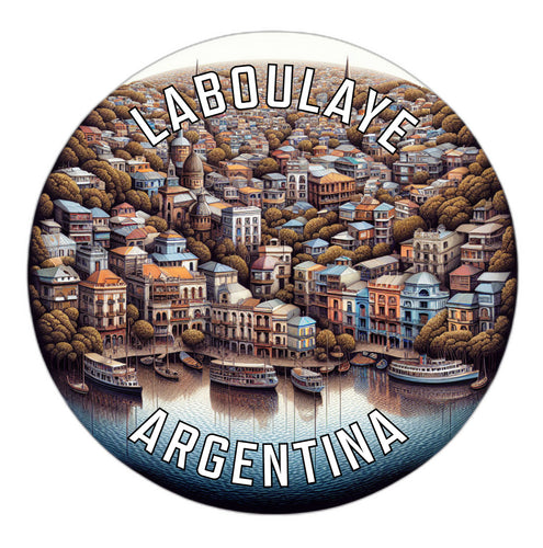 Laboulaye Argentina Souvenir Die Cut Flat Magnet 6-Inch