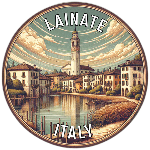 Lainate Italy Souvenir Die Cut Flat Magnet 6-Inch