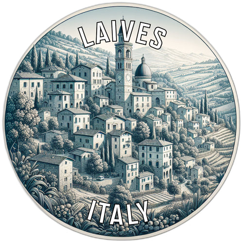 Laives Italy Souvenir Die Cut Flat Magnet 2-Inch