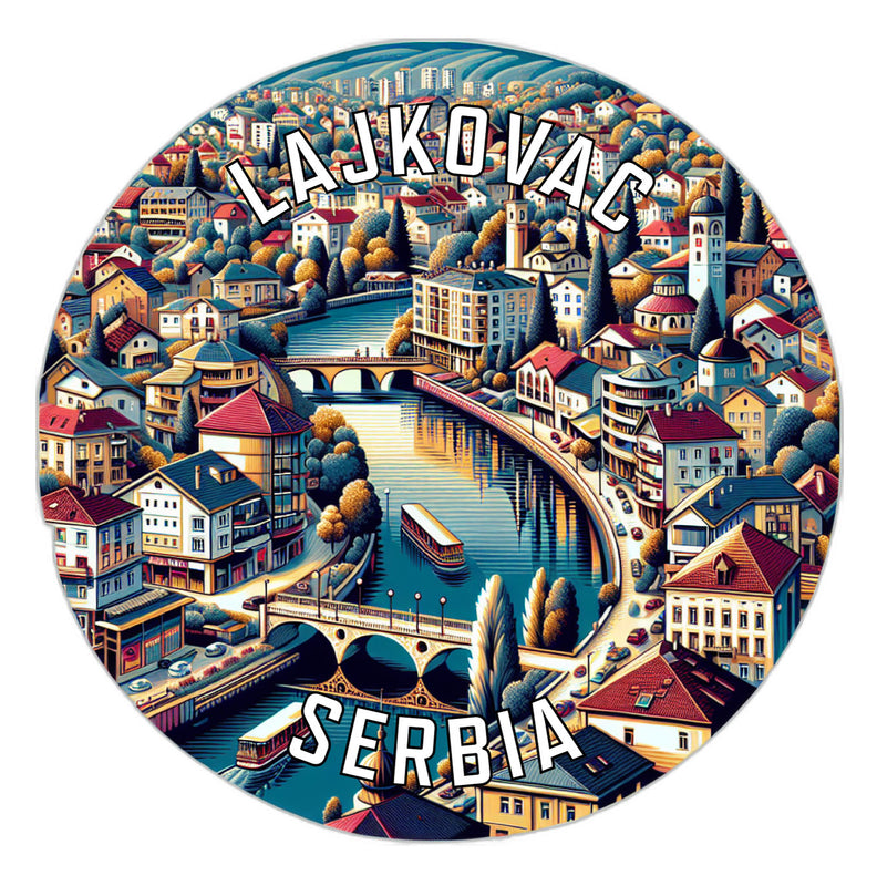 Lajkovac Serbia Souvenir Vinyl Decal Sticker 2-Inch