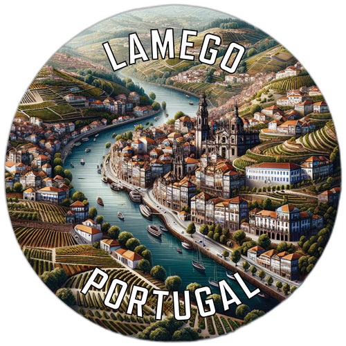 Lamego Portugal Souvenir Die Cut Flat Magnet 2-Inch