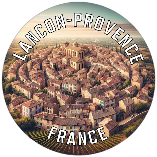 Lancon Provence France Souvenir Die Cut Flat Magnet 3-Inch