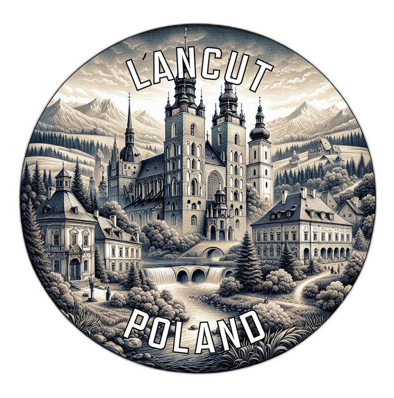 Lancut Poland Souvenir Vinyl Decal Sticker 3-Inch