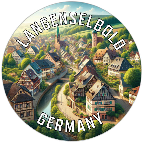 Langenselbold Germany Souvenir Die Cut Flat Magnet 2-Inch