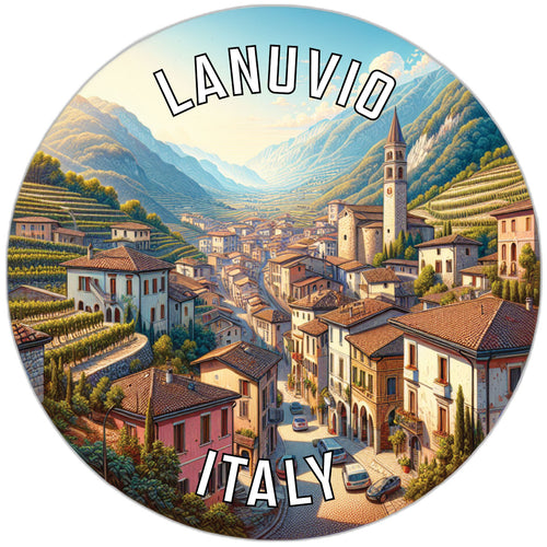 Lanuvio Italy Souvenir Die Cut Flat Magnet 2-Inch