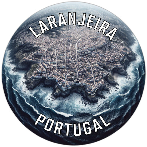 Laranjeira Portugal Souvenir Die Cut Flat Magnet 3-Inch