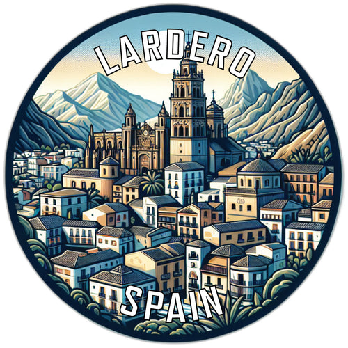 Lardero Spain Souvenir Die Cut Flat Magnet 2-Inch