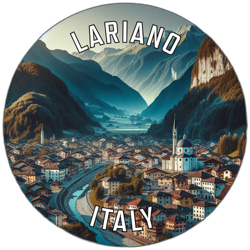 Lariano Italy Souvenir Die Cut Flat Magnet 4-Inch