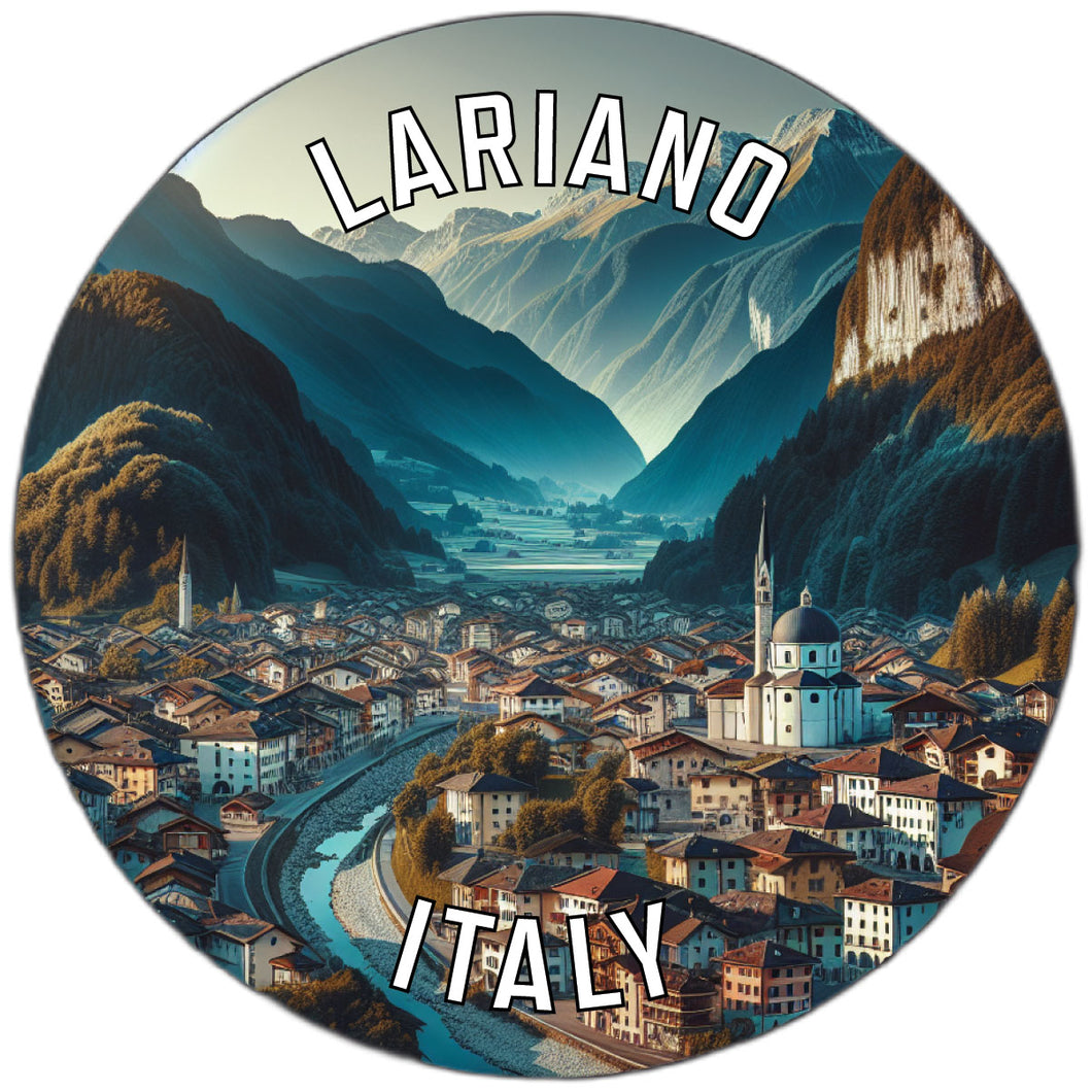 Lariano Italy Souvenir Die Cut Flat Magnet 4-Inch