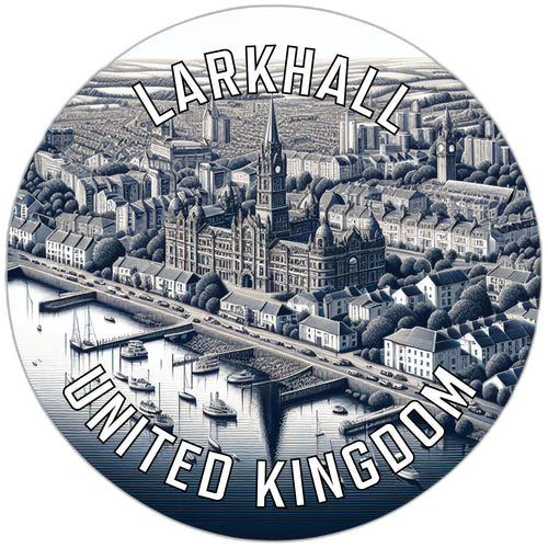 Larkhall United Kingdom Souvenir Die Cut Flat Magnet 2-Inch