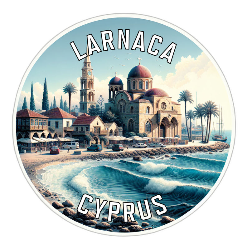 Larnaca Cyprus Souvenir Vinyl Decal Sticker 6-Inch