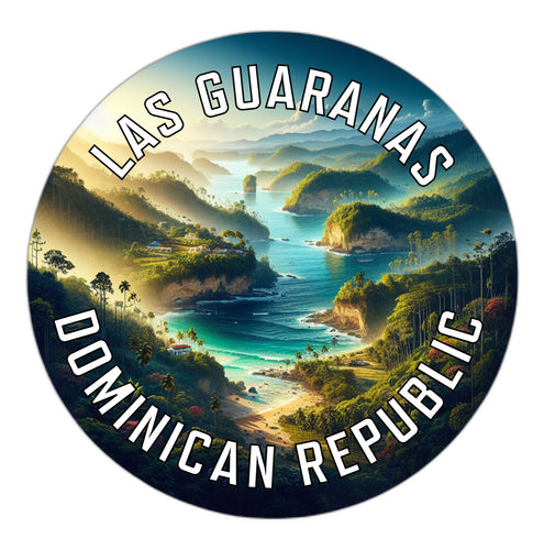 Las Guaranas Dominican Republic Souvenir Vinyl Decal Sticker 6-Inch