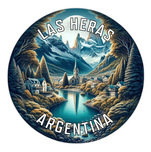 Las Heras Argentina Souvenir Die Cut Flat Magnet 6-Inch