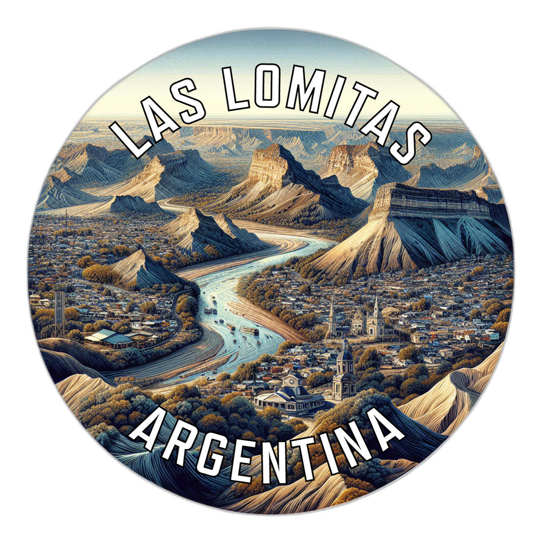 Las Lomitas Argentina Souvenir Die Cut Flat Magnet 6-Inch