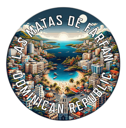 Las Matas de Farfan Dominican Republic Souvenir Vinyl Decal Sticker 3-Inch