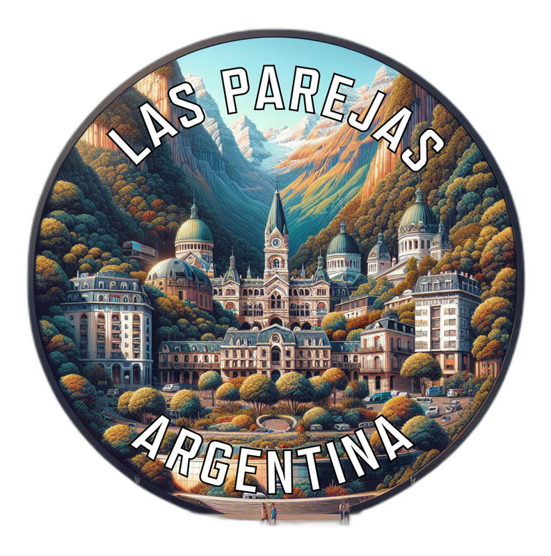 Las Parejas Argentina Souvenir Die Cut Flat Magnet 6-Inch