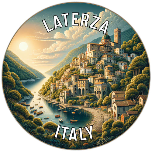 Laterza Italy Souvenir Die Cut Flat Magnet 2-Inch