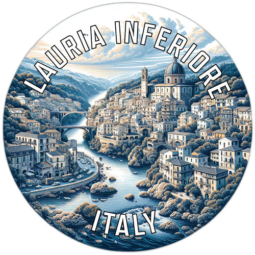 Lauria Inferiore Italy Souvenir Die Cut Flat Magnet 2-Inch