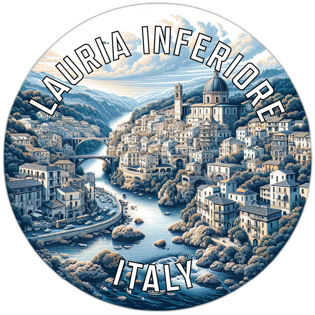 Lauria Inferiore Italy Souvenir Die Cut Flat Magnet 2-Inch