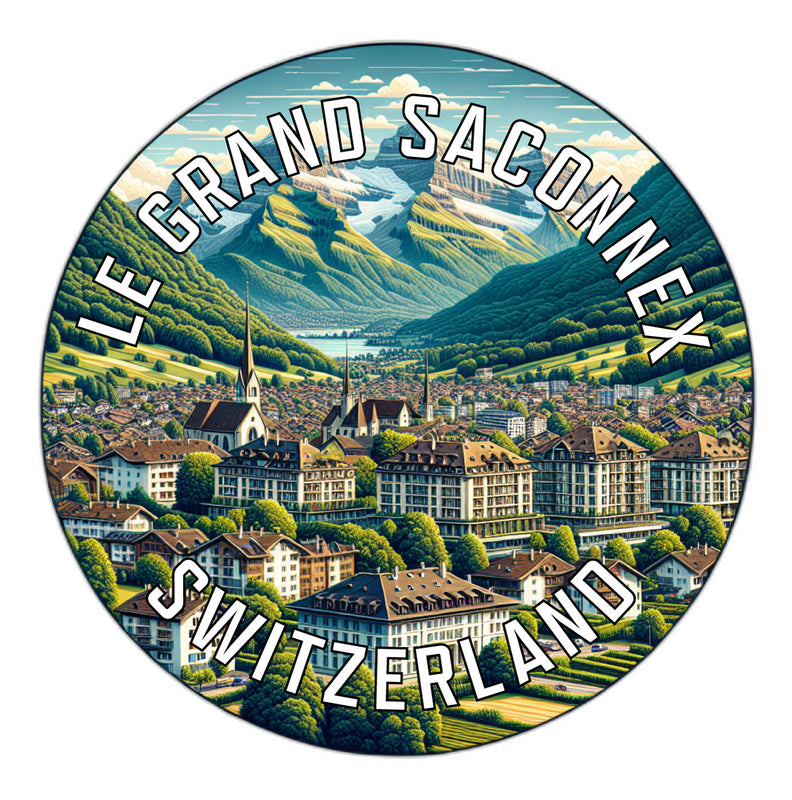 Le Grand Saconnex Switzerland Souvenir Vinyl Decal Sticker 2-Inch