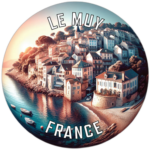 Le Muy France Souvenir Die Cut Flat Magnet 2-Inch