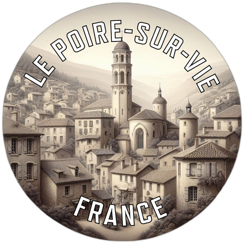 Le Poire sur Vie France Souvenir Die Cut Flat Magnet 3-Inch