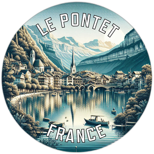 Le Pontet France Souvenir Vinyl Decal Sticker 2-Inch