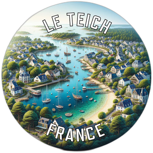 Le Teich France Souvenir Vinyl Decal Sticker 2-Inch