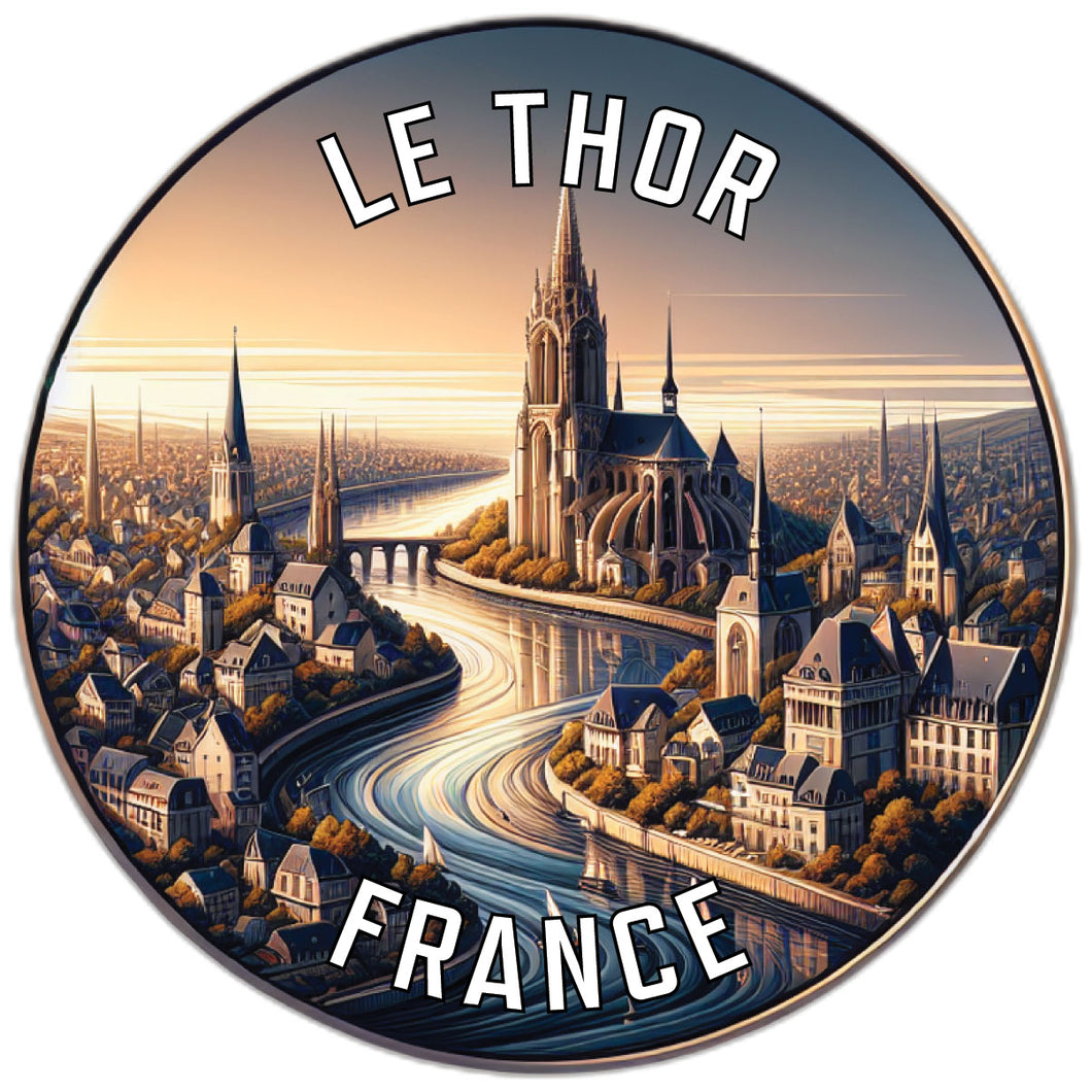Le Thor France Souvenir Vinyl Decal Sticker 4-Inch