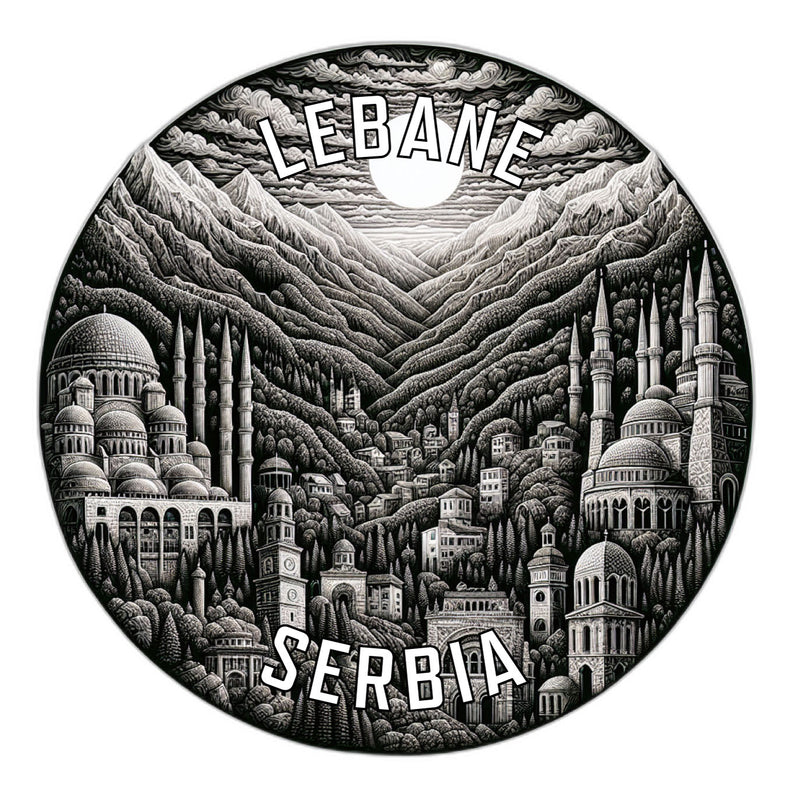Lebane Serbia Souvenir Vinyl Decal Sticker 3-Inch