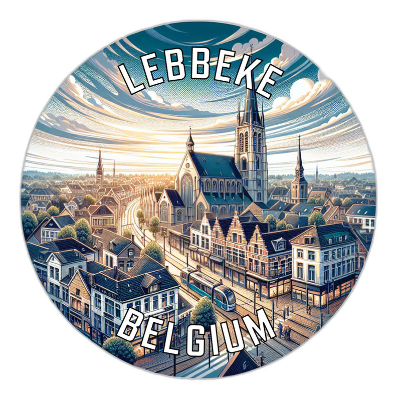 Lebbeke Belgium Souvenir Vinyl Decal Sticker 2-Inch
