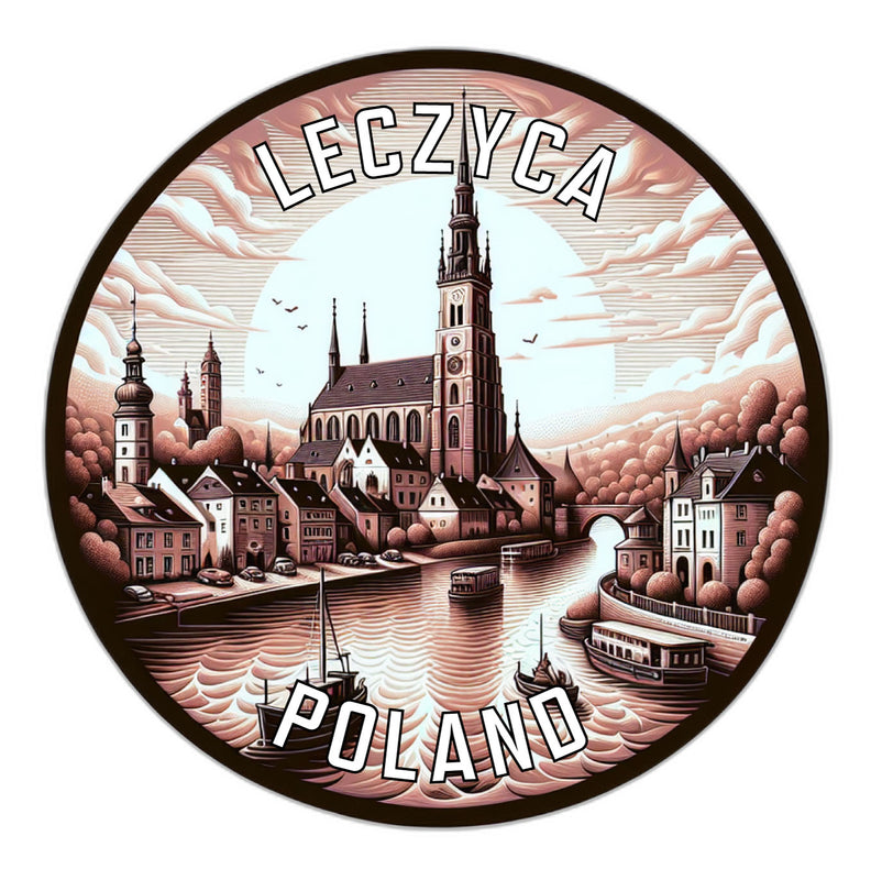 Leczyca Poland Souvenir Vinyl Decal Sticker 6-Inch