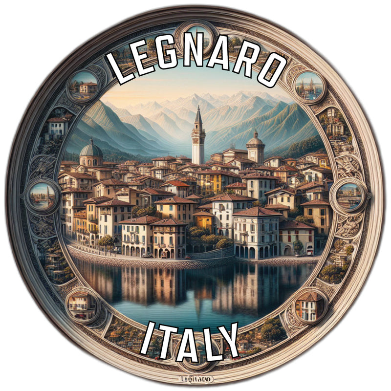 Legnaro Italy Souvenir Die Cut Flat Magnet 6-Inch
