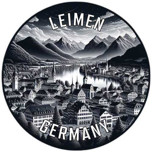 Leimen Germany Souvenir Die Cut Flat Magnet 6-Inch