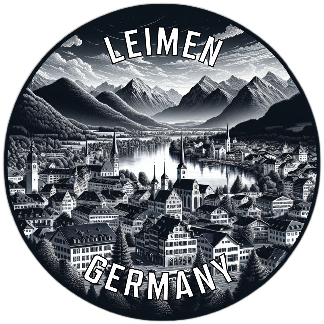 Leimen Germany Souvenir Die Cut Flat Magnet 6-Inch