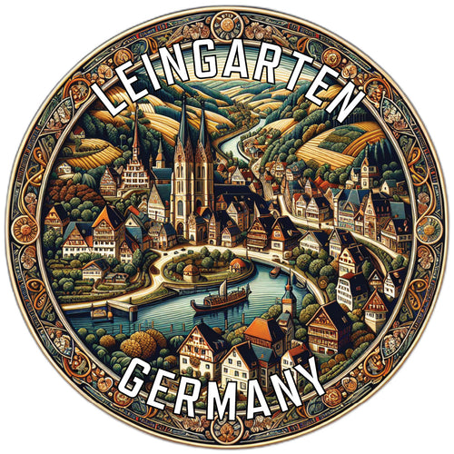 Leingarten Germany Souvenir Die Cut Flat Magnet 4-Inch