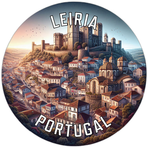 Leiria Portugal Souvenir Die Cut Flat Magnet 2-Inch