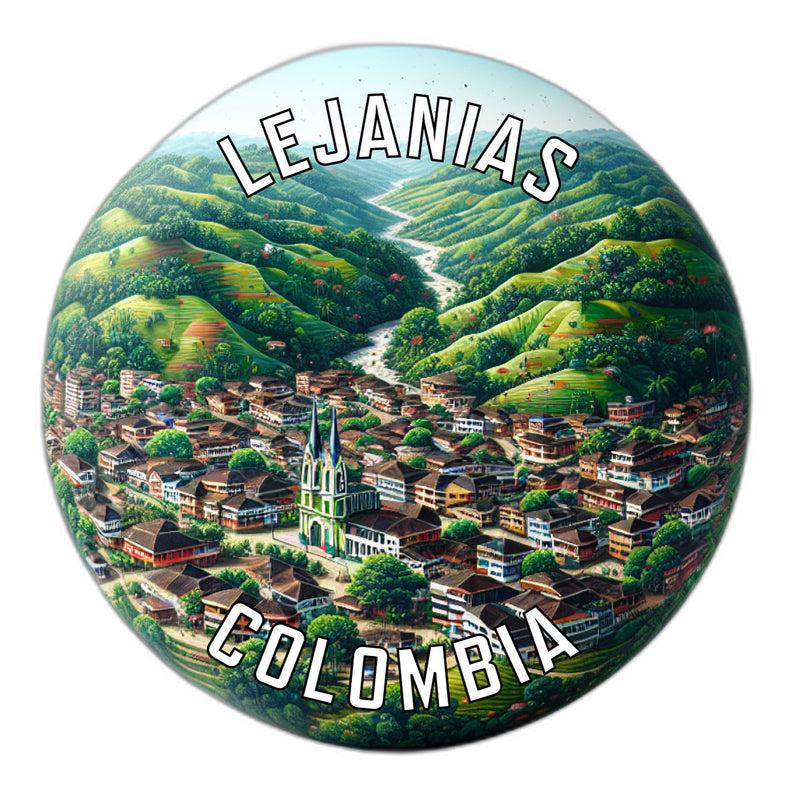 Lejanias Colombia Souvenir Vinyl Decal Sticker 6-Inch