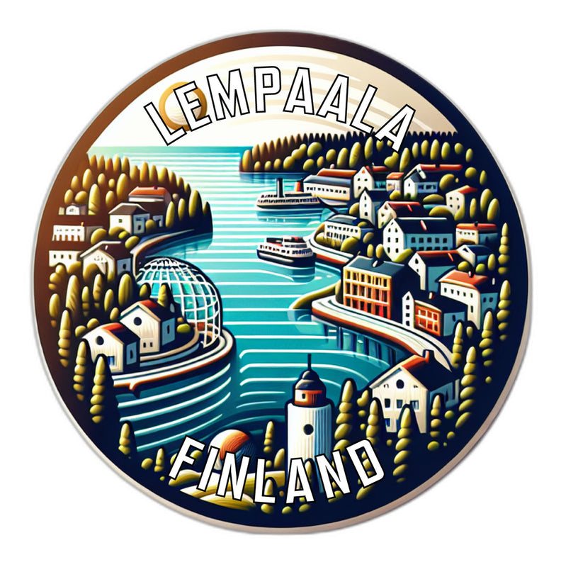 Lempaala Finland Souvenir Die Cut Flat Magnet 2-Inch
