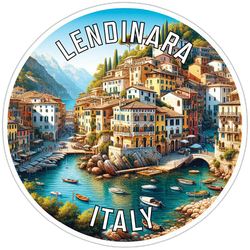 Lendinara Italy Souvenir Die Cut Flat Magnet 4-Inch