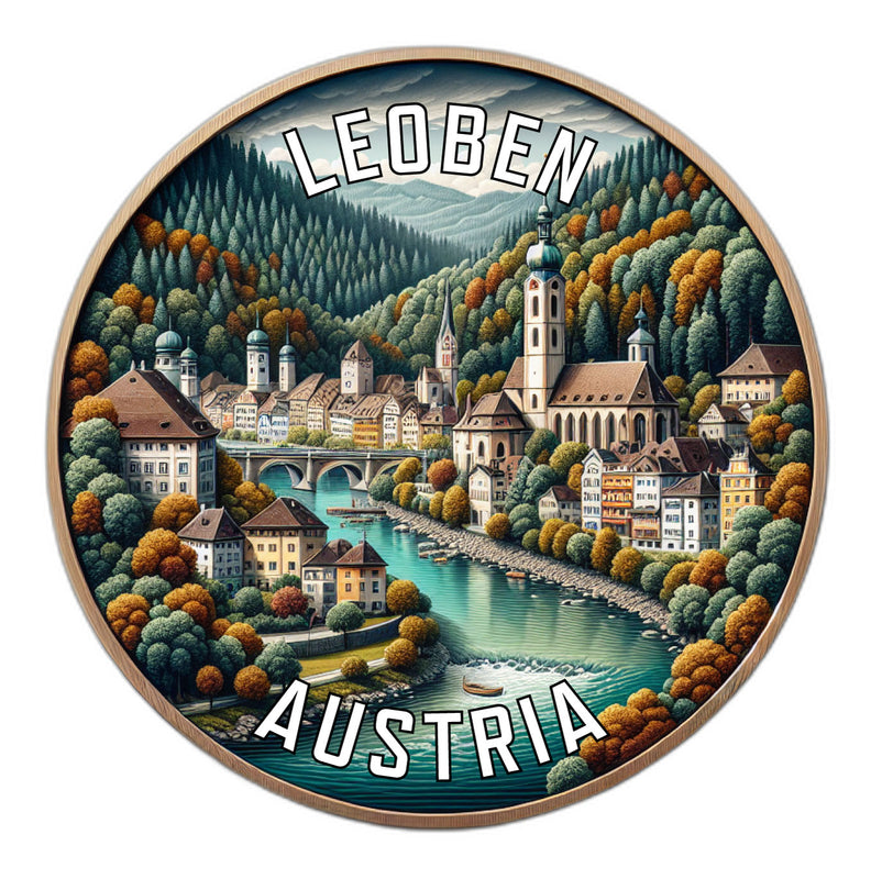 Leoben Austria Souvenir Vinyl Decal Sticker 2-Inch