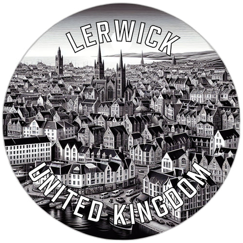 Lerwick United Kingdom Souvenir Vinyl Decal Sticker 4-Inch