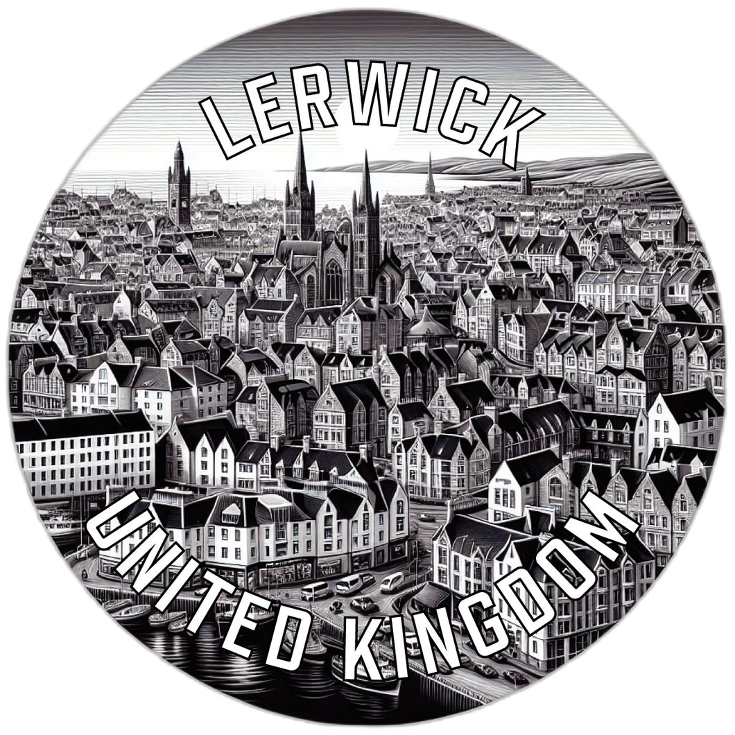 Lerwick United Kingdom Souvenir Vinyl Decal Sticker 4-Inch