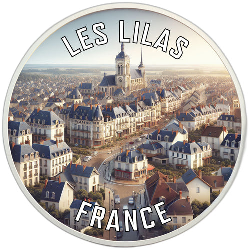 Les Lilas France Souvenir Vinyl Decal Sticker 2-Inch