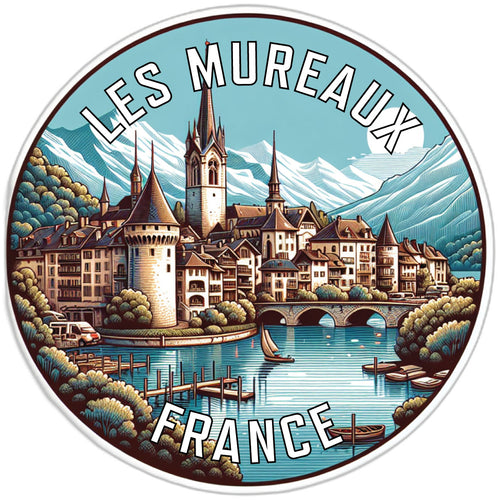 Les Mureaux France Souvenir Vinyl Decal Sticker 2-Inch