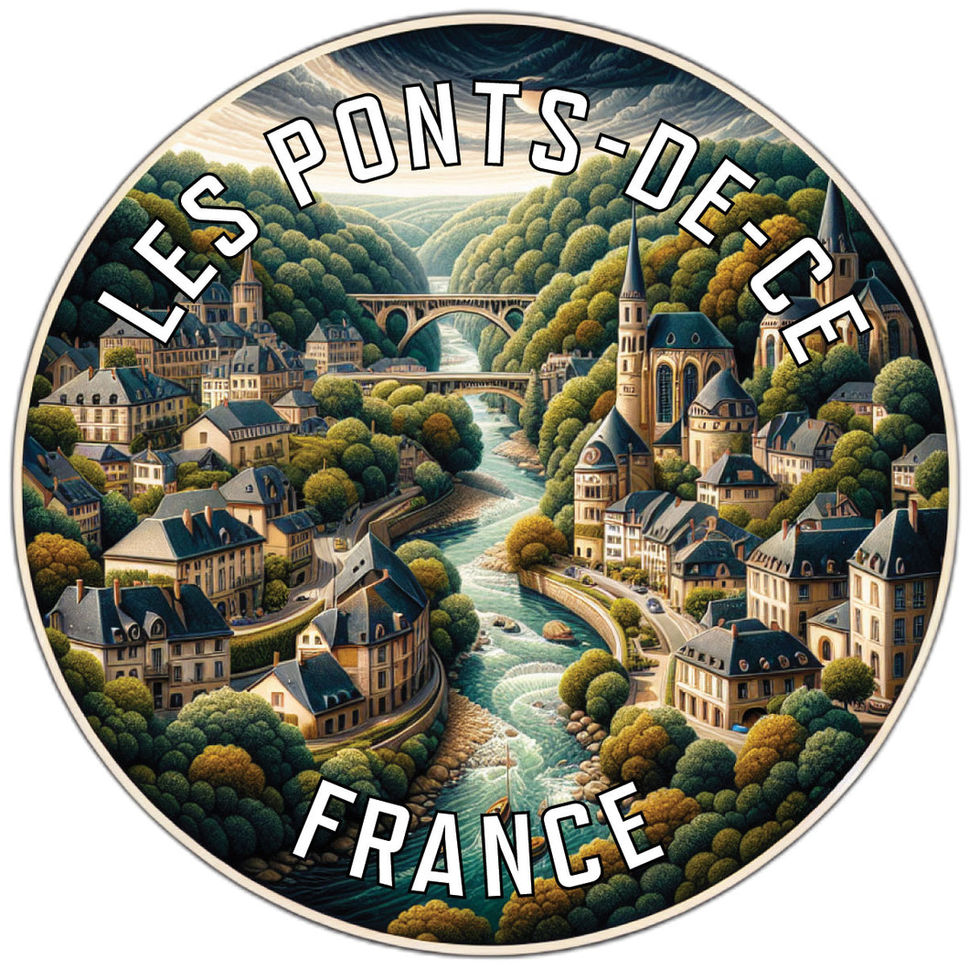 Les Ponts de Ce France Souvenir Vinyl Decal Sticker 2-Inch