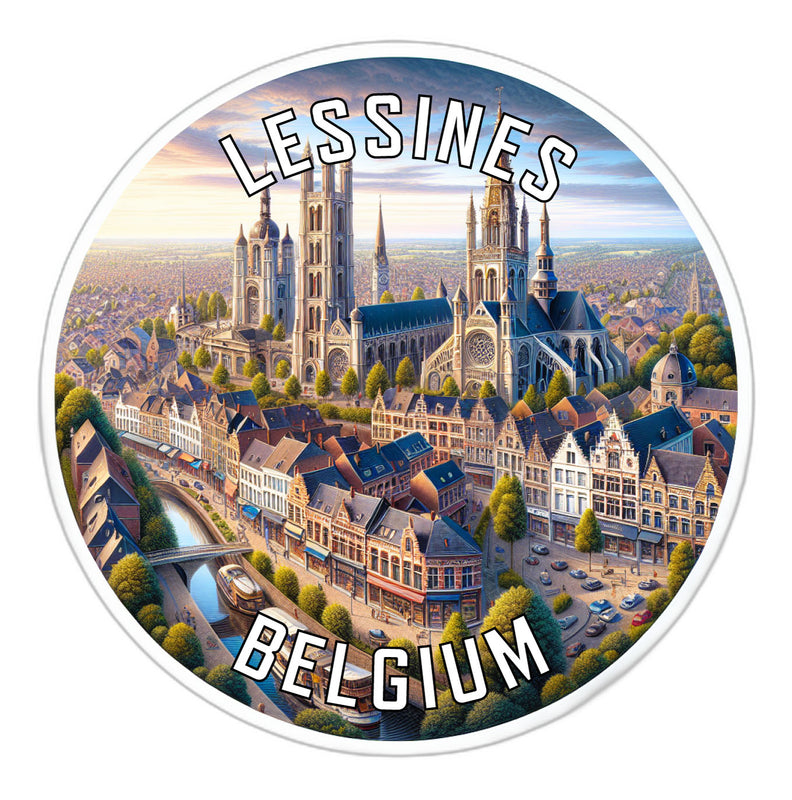 Lessines Belgium Souvenir Vinyl Decal Sticker 6-Inch