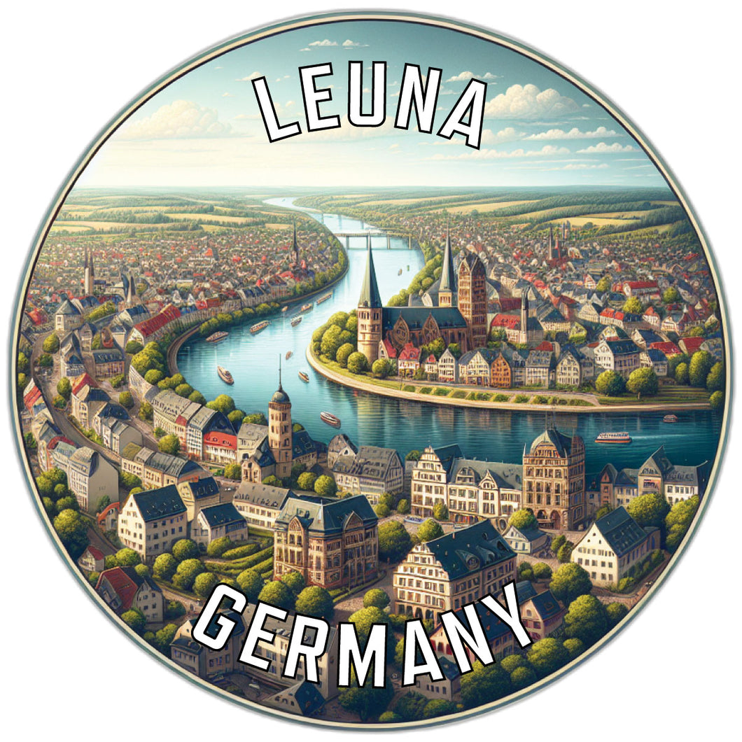 Leuna Germany Souvenir Vinyl Decal Sticker 2-Inch